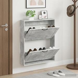 Imagine vidaXL Dulap pentru pantofi montat pe perete UTRECHT 71 x 17 x 86 cm