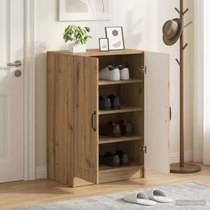 Imagine vidaXL Dulap pentru pantofi UTRECHT 59, 5 x 39, 5 x 87 cm Lemn prelucrat