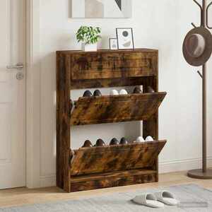 Imagine vidaXL Dulap pentru pantofi UTRECHT 78 x 24 x 100 cm Lemn prelucrat