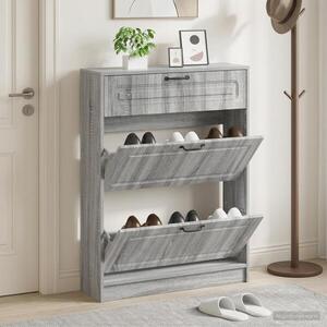 Imagine vidaXL Dulap pentru pantofi UTRECHT 78 x 24 x 100 cm Lemn prelucrat