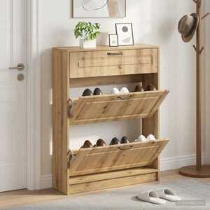 Imagine vidaXL Dulap pentru pantofi UTRECHT 78 x 24 x 100 cm Lemn prelucrat