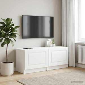 Imagine vidaXL Cabinet TV Alb Lemn prelucrat