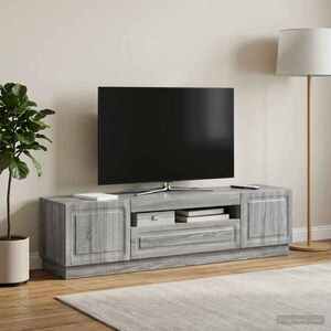 Imagine vidaXL Cabinet TV cu LED Sonoma gri Lemn prelucrat