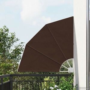 Imagine vidaXL Ecran de intimitate pentru balcon 115 x 115 cm Poliester Maro