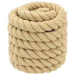 Imagine vidaXL Sfoară de Barcă 5 mm 5 m natural