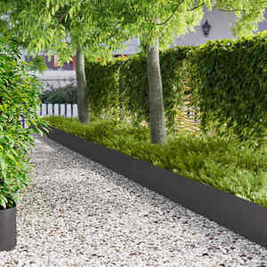 Imagine vidaXL Bordură de gazon cu margine superioară pliată 10 buc. 103x30cm