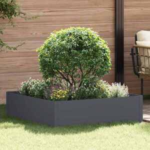 Imagine vidaXL Margine pentru gazon 100 x 100 x 35 cm Oțel Antracit
