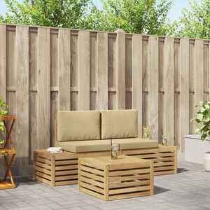 Imagine vidaXL Set de canapele de exterior 4 Bucată