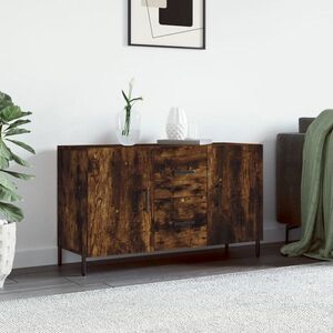 Imagine vidaXL Dulap, stejar fumuriu, 100x36x60 cm, lemn compozit