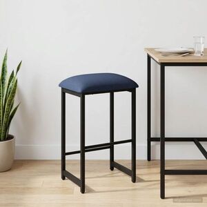 Imagine vidaXL Scaun de bar albastru 40 x 32 x 64 cm Lemn prelucrat