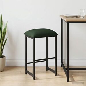 Imagine vidaXL Scaun de bar Verde închis 40 x 32 x 64 cm Lemn prelucrat
