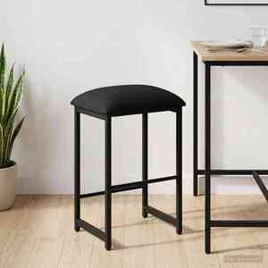 Imagine vidaXL Scaun de bar Negru 40 x 32 x 64 cm Lemn prelucrat