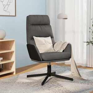 Imagine vidaXL Scaun de relaxare, gri închis, material textil