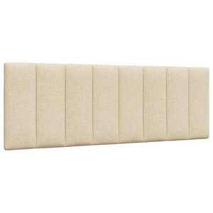 Imagine vidaXL Pernă pentru tăblie de pat, Hanko, crem, 120 cm, material textil
