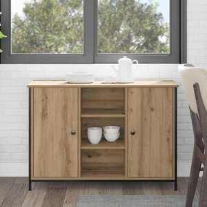 Imagine vidaXL Bufet Stejar Artizanal 100 x 35 x 70 cm
