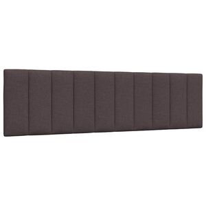Imagine vidaXL Pernă pentru tăblie de pat, Hanko, maro închis, 180 cm, material textil