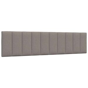Imagine vidaXL Pernă pentru tăblie de pat, Hanko, gri taupe, 200 cm, material textil