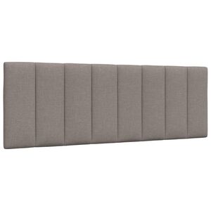 Imagine vidaXL Pernă pentru tăblie de pat, Hanko, gri taupe, 120 cm, material textil