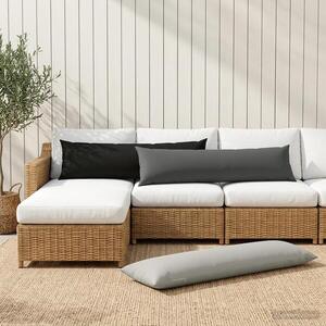 Imagine vidaXL Husă pentru pernă HEERLEN Antracit 40 x 145 cm Poliester