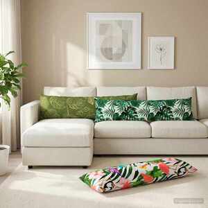 Imagine vidaXL Husă pentru pernă HEERLEN Multicolour 40 x 145 cm Poliester