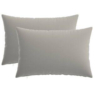 Imagine vidaXL Husă pentru pernă 2 pcs HEERLEN Gri 50 x 80 cm Poliester