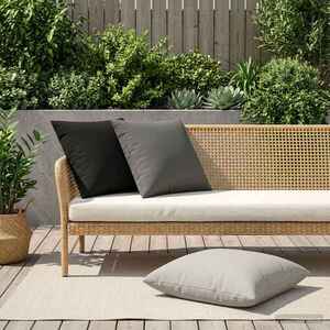 Imagine vidaXL Husă pentru pernă 2 pcs HEERLEN Antracit 60 x 60 cm Poliester