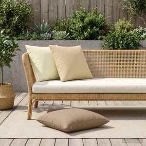 Imagine vidaXL Husă pentru pernă 2 pcs HEERLEN Bej 60 x 60 cm Poliester