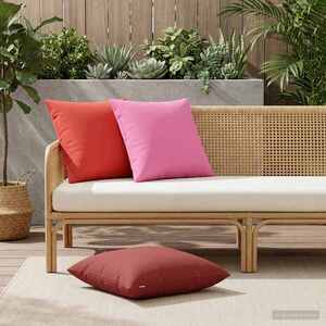 Imagine vidaXL Husă pentru pernă 2 pcs HEERLEN Roz 60 x 60 cm Poliester