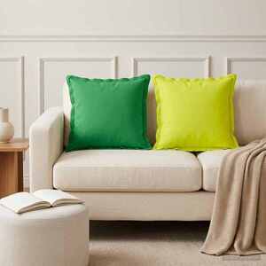 Imagine vidaXL Husă pentru pernă 2 buc. HOUTEN Verde strălucitor. 30 x 30 cm