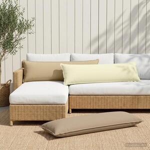 Imagine vidaXL Husă pentru pernă HOUTEN Bej 40 x 145 cm Poliester