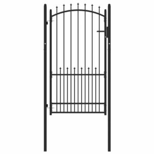 Imagine vidaXL Poartă de gard cu țepi EMMEN 100 x 175 cm
