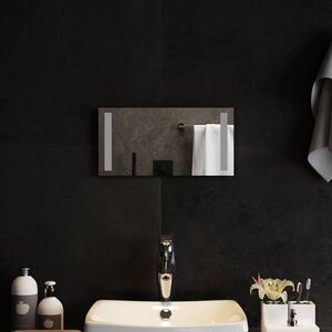 Imagine vidaXL Oglindă de baie cu LED Transparent 40 x 20 cm sticlă securizată