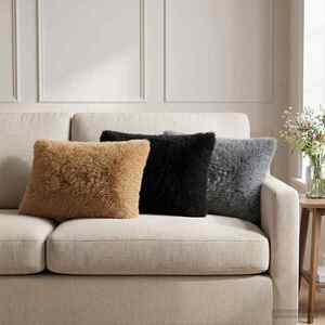 Imagine vidaXL Husă pentru pernă 6 pcs HEERLEN Negru 30 x 50 cm Fleece PV
