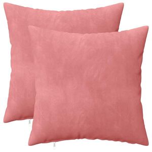 Imagine vidaXL Husă pentru pernă 2 pcs HEERLEN Roz 35 x 35 cm Catifea