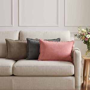 Imagine vidaXL Husă pentru pernă 2 pcs HOUTEN Gri deschis 30 x 50 cm Catifea