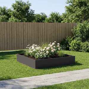 Imagine vidaXL Vază pentru Grădină Negru 100 x 100 x 20 cm