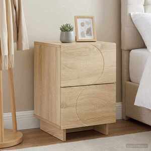 Imagine vidaXL Dulap de noapte Stejar Sonoma 33, 5 x 34, 5 x 50 cm