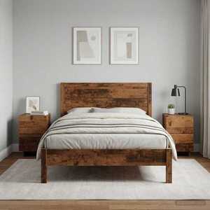 Imagine vidaXL Dulap de noapte 2 buc. Lemn de stejar 33, 5 x 34, 5 x 50 cm