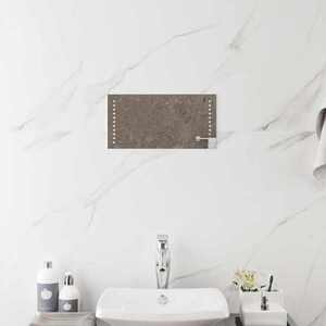 Imagine vidaXL Oglindă de baie cu LED Transparent 40 x 20 cm sticlă securizată