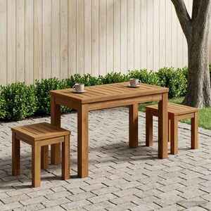 Imagine vidaXL Masă de cafea natural 60, 5 x 30 x 36 cm Lemn Solid de Acacia