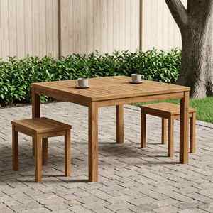 Imagine vidaXL Masă de cafea natural 80 x 80, 5 x 45 cm Lemn Solid de Acacia