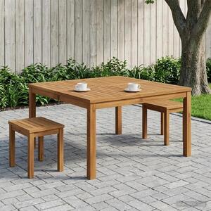 Imagine vidaXL Masă de cafea natural 100 x 100, 5 x 45 cm Lemn Solid de Acacia