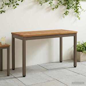 Imagine vidaXL Bancă de grădină 80, 5 x 35 x 45 cm Lemn Solid de Acacia
