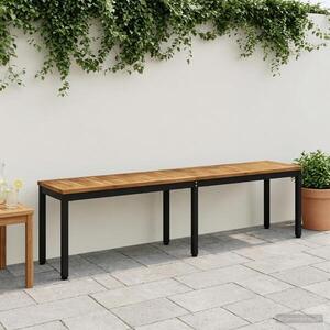 Imagine vidaXL Bancă de grădină 161 x 35 x 45 cm Lemn Solid de Acacia