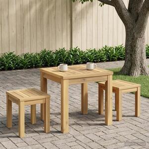 Imagine vidaXL Masă de cafea Alb 40 x 40, 5 x 36 cm Lemn Solid de Acacia