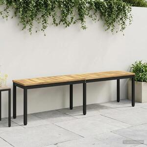 Imagine vidaXL Bancă de grădină 161 x 35 x 45 cm Lemn Solid de Acacia