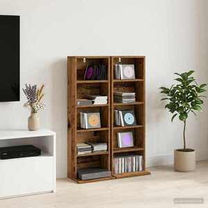 Imagine vidaXL Dulap pentru CD-uri 2 buc. Lemn de stejar 33 x 23, 5 x 97, 5 cm