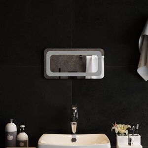 Imagine vidaXL Oglindă de baie cu LED Transparent 40 x 20 cm sticlă securizată