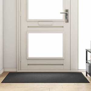 Imagine vidaXL Covoraș de intrare Antracit și negru 90 x 150 cm 100% Poliamidă