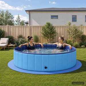 Imagine vidaXL Covor de bazin pentru piscină 16 buc. Ø 235 cm Rotund Spumă EVA